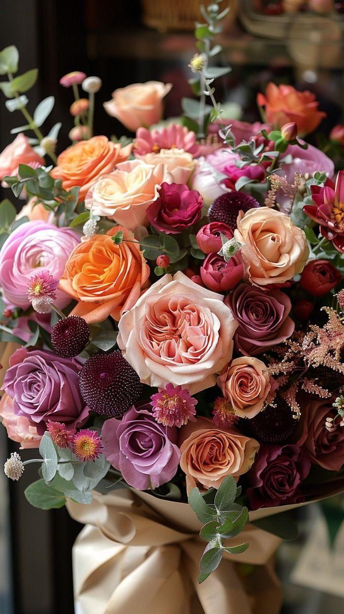 Serenity in Bloom Pastel Posy Cluster